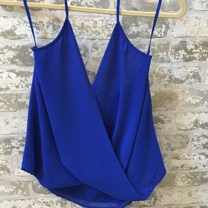 ✌🏻Naked Zebra Vibrant Blue Top